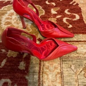 XOXO Vibrant Red Stiletto Heels